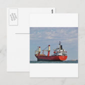 Vrachtschip Malmo Briefkaart (Voorkant / Achterkant)