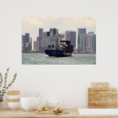 Vrachtschip Poster (Keuken)