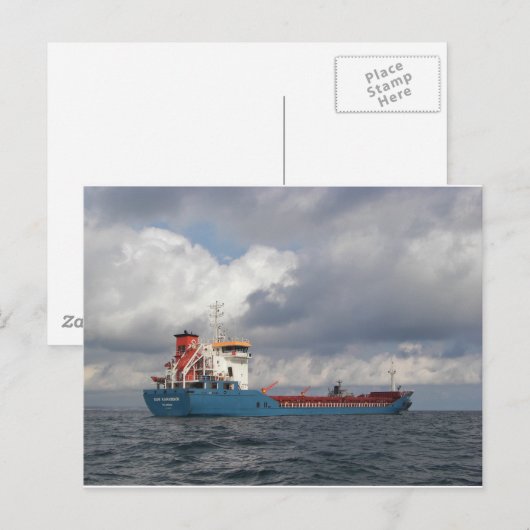 vrachtschip Suat Karabekir Briefkaart (Voorkant / Achterkant)