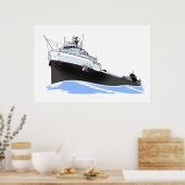 vrachtschip William Clay Ford (2) voor de Grote Me Poster (Keuken)