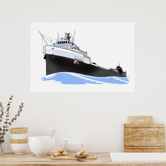 vrachtschip William Clay Ford (2) voor de Grote Me Poster (Keuken)