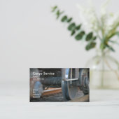 Vrachtservice Visitekaartje (Staand voorkant)