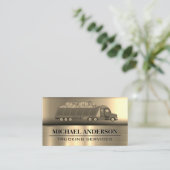 Vrachtservices | Bouwmaterialen Visitekaartje (Staand voorkant)