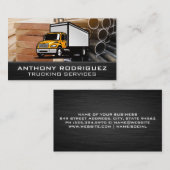 Vrachtservices | Bouwmaterialen Visitekaartje (Voorkant / Achterkant)