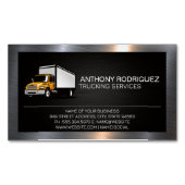 Vrachtservices | Metaalgrens Magnetisch Visitekaartje (Voorkant)