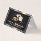 Vrachtservices | Metaalgrens Visitekaartje (Voorkant)