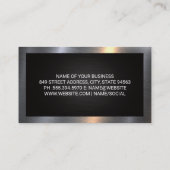 Vrachtservices | Metaalgrens Visitekaartje (Achterkant)