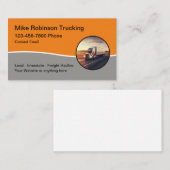 Vrachtvervoer en vrachtvervoer visitekaartje (Voorkant / Achterkant)