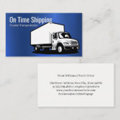 vrachtvervoer | Verzending Visitekaartje (Voorkant / Achterkant)