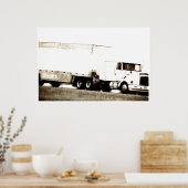 Vrachtwagen1 Poster (Keuken)