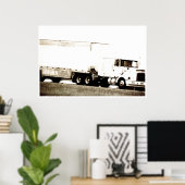 Vrachtwagen1 Poster (Thuiskantoor)