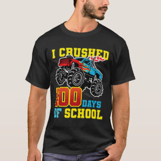 Vrachtwagen 100ste dag van de school t-shirt