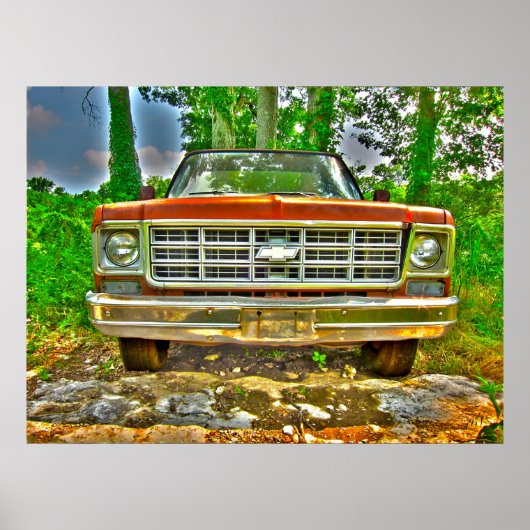 Vrachtwagen 2 van Pa Poster (Voorkant)