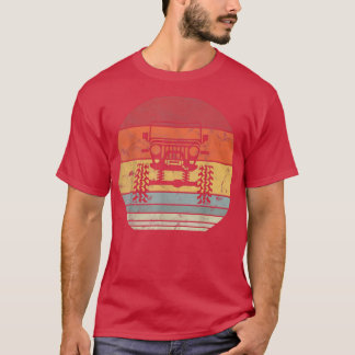 Vrachtwagen, 4 x 4 uur rijden op straat T-shirt
