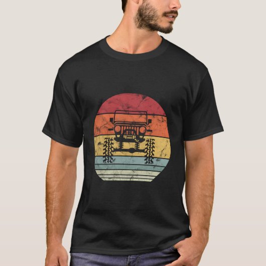 Vrachtwagen 4x4 Auto Off Road T-shirt (Voorkant)