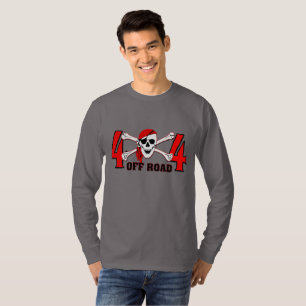 Vrachtwagen 4x4 van de Schedel en de Modder Boggin T-shirt