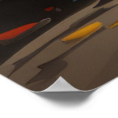 Vrachtwagen Actie Sport Schilderen Abstracte Art D Poster (Hoek)