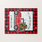  vrachtwagen - alles wat ik voor Kerstmis wil - aa Legpuzzel (Horizontaal)