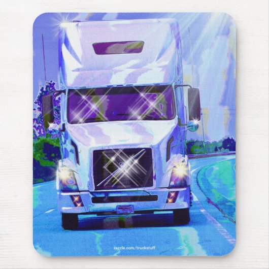 VRACHTWAGEN BIG RIG TRUCKERS Mousepad Muismat (Voorkant)