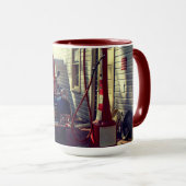  vrachtwagen bij Rustic Gas Station Mok (Voorkant rechts)