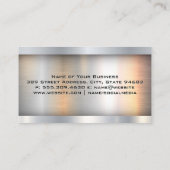 Vrachtwagen | Blauw | Metaal Visitekaartje (Achterkant)