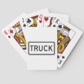 Vrachtwagen Bord Speelkaarten (Achterkant)