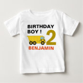 Vrachtwagen Bouwfeest 2de Verjaardagsfeestje (Voorkant)