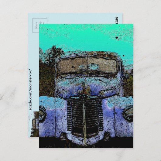  vrachtwagen briefkaart (Voorkant / Achterkant)