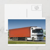 vrachtwagen briefkaart (Voorkant / Achterkant)