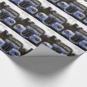  vrachtwagen cadeaupapier (Hoek)