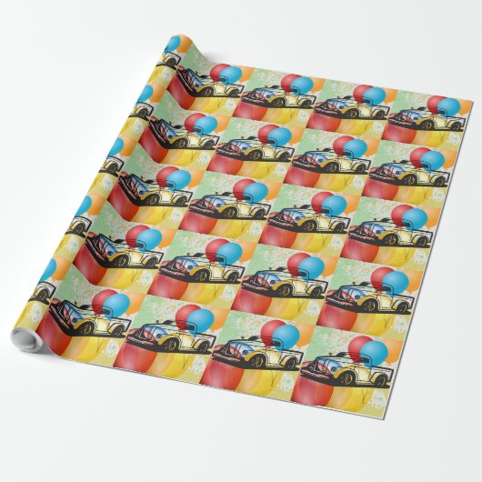Vrachtwagen Cadeaupapier (Uitgerold)