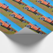 vrachtwagen cadeaupapier (Hoek)