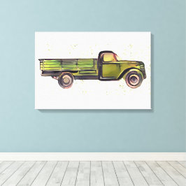  vrachtwagen canvas afdruk