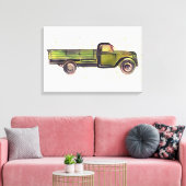  vrachtwagen canvas afdruk (Insitu (Woonkamer))