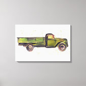  vrachtwagen canvas afdruk (Voorkant)