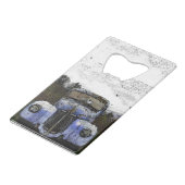 vrachtwagen creditkaart flessenopener (Voorkant Gekanteld)