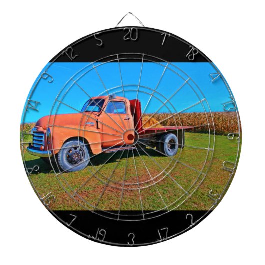 vrachtwagen dartbord (Voorkant)
