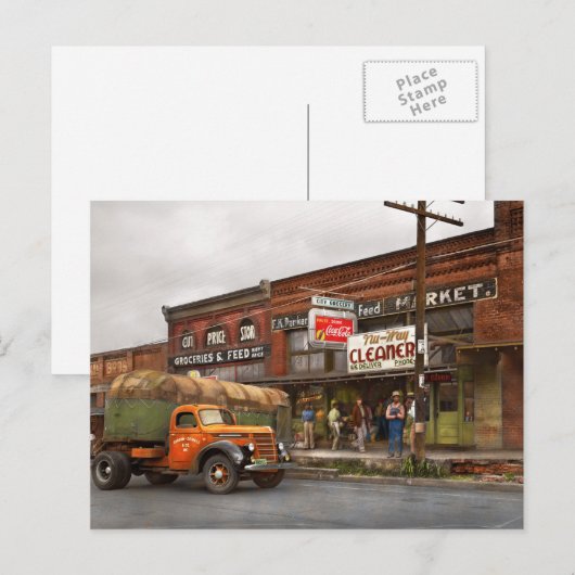 Vrachtwagen - De stadskruidenier 1939 Briefkaart (Voorkant / Achterkant)