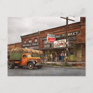 Vrachtwagen - De stadskruidenier 1939 Briefkaart