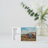 Vrachtwagen - Dump Truck - Wilcox Trux 1912 Visitekaartje (Staand voorkant)