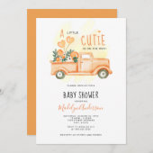 vrachtwagen een Baby shower Kaart (Voorkant / Achterkant)