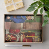 Vrachtwagen - Een elektrische pomptruck 1907 Tissuepapier (Geschenk)