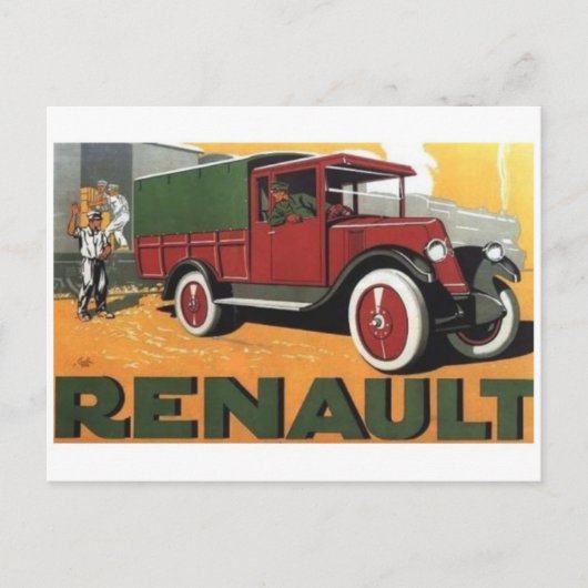  Vrachtwagen en Briefkaart (Voorkant)