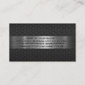 Vrachtwagen en zuilen | Industriële staal Visitekaartje (Achterkant)