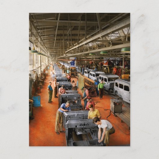 Vrachtwagen - Fabriek - Sommige assemblage vereist Briefkaart (Voorkant)