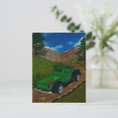  vrachtwagen geïllustreerde reeks briefkaart (Staand voorkant)