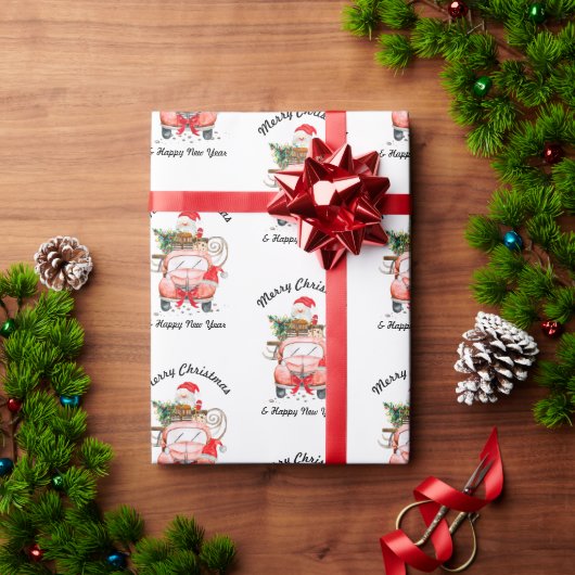 vrachtwagen Grappig nieuwjaar Cadeaupapier (Feestdagen Geschenken)