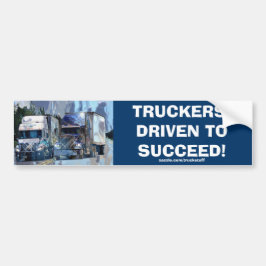 VRACHTWAGEN GROTE RIG TRUCKERS BUMPERSTICKER