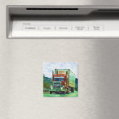 VRACHTWAGEN GROTE RIG TRUCKERS Cadeaus Magneet (Insitu (Vaatwasser))