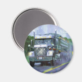VRACHTWAGEN GROTE RIG TRUCKERS Cadeaus Magneet (Voorkant / Achterkant)